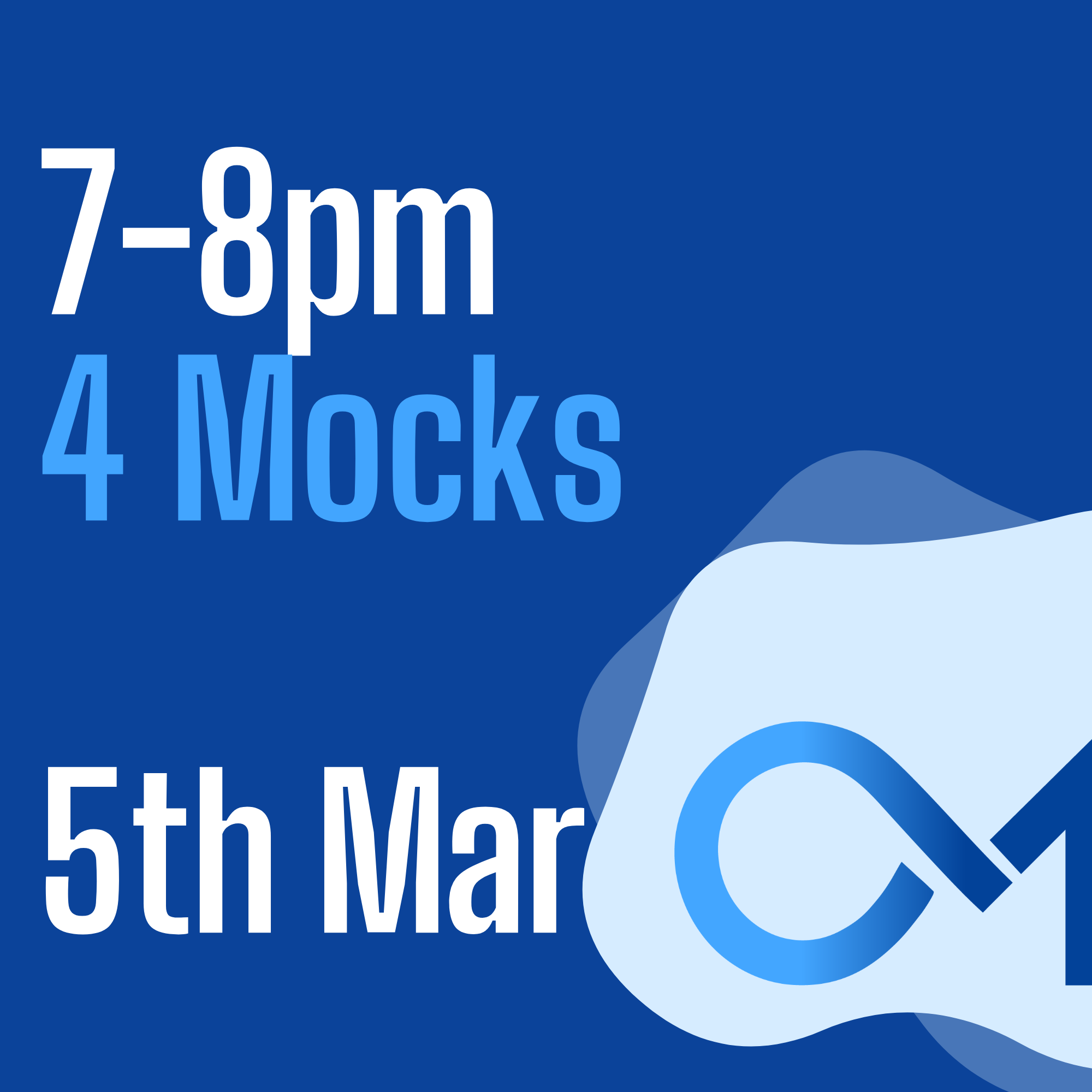 4 Full Unseen Mock Interview Stations | 1 hour Session with 2x ST1 Examiners | 5th March 7pm